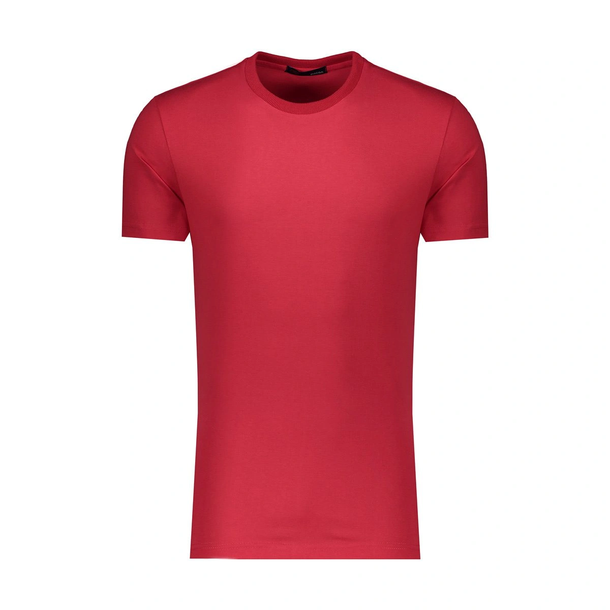 تیشرت یقه گرد ، آستین کوتاه ، مردانه ، جنس پارچه صد در صد پنبه و طرح پارچه ساده میباشد - تولید شرکت 