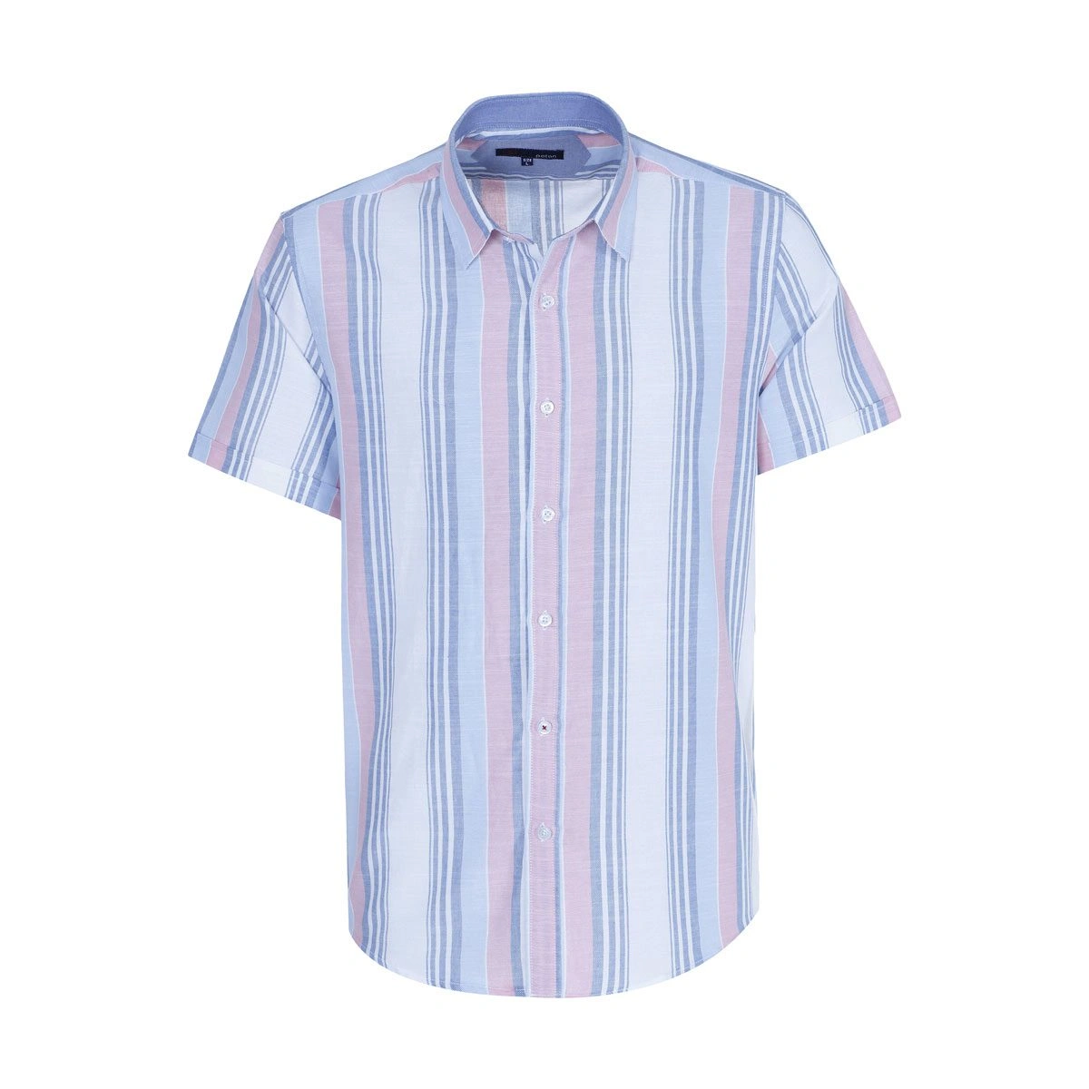 خرید پیراهن آستین کوتاه مردانه طرح راه راه پهن ، مدل معمولی REGUALR. 