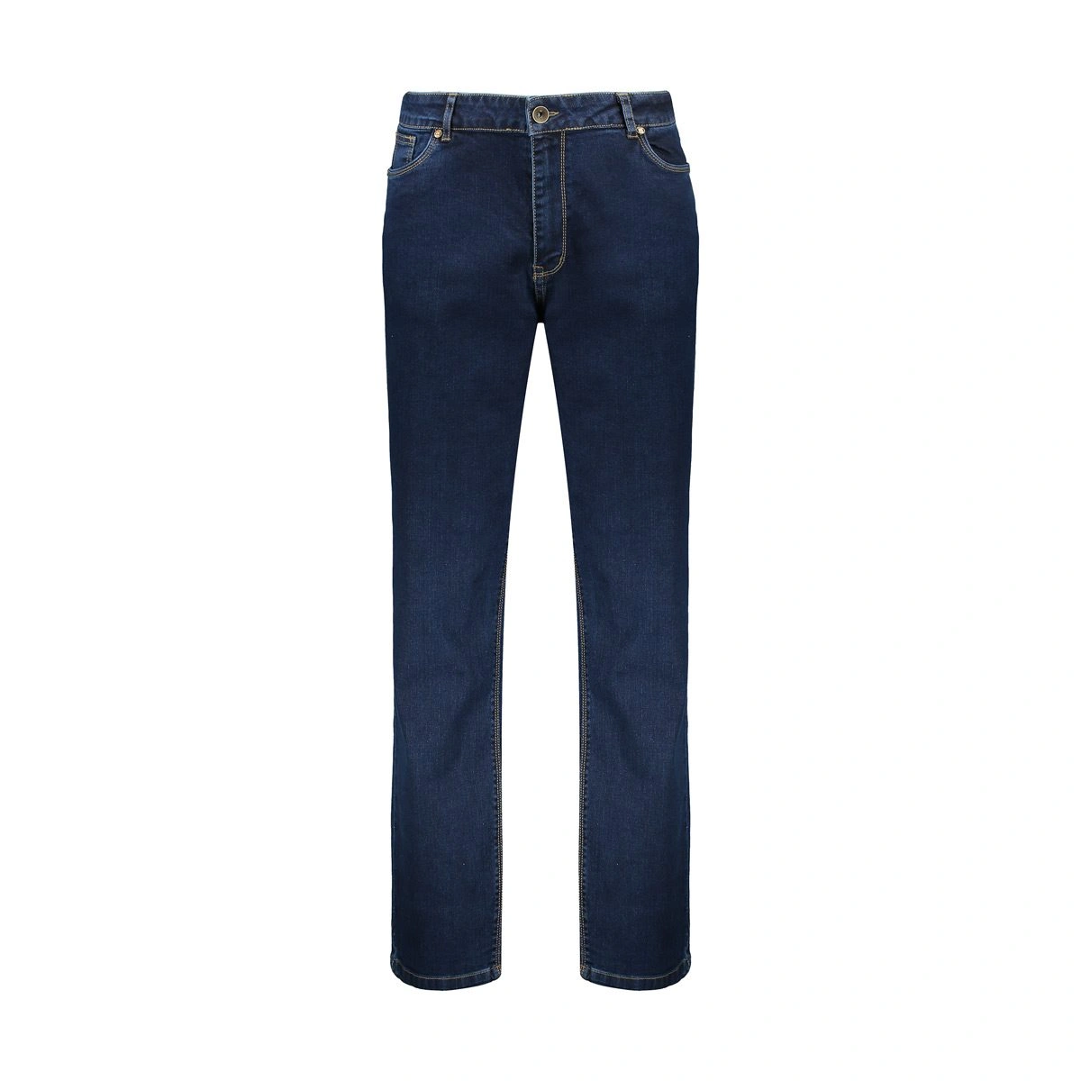 شلوار جین مردانه تولید شرکن پاتن جامه می باشد. جنس پارچه 97%پنبه (جین) / 3% لاکرا(کش) می باشد. زیپ ه