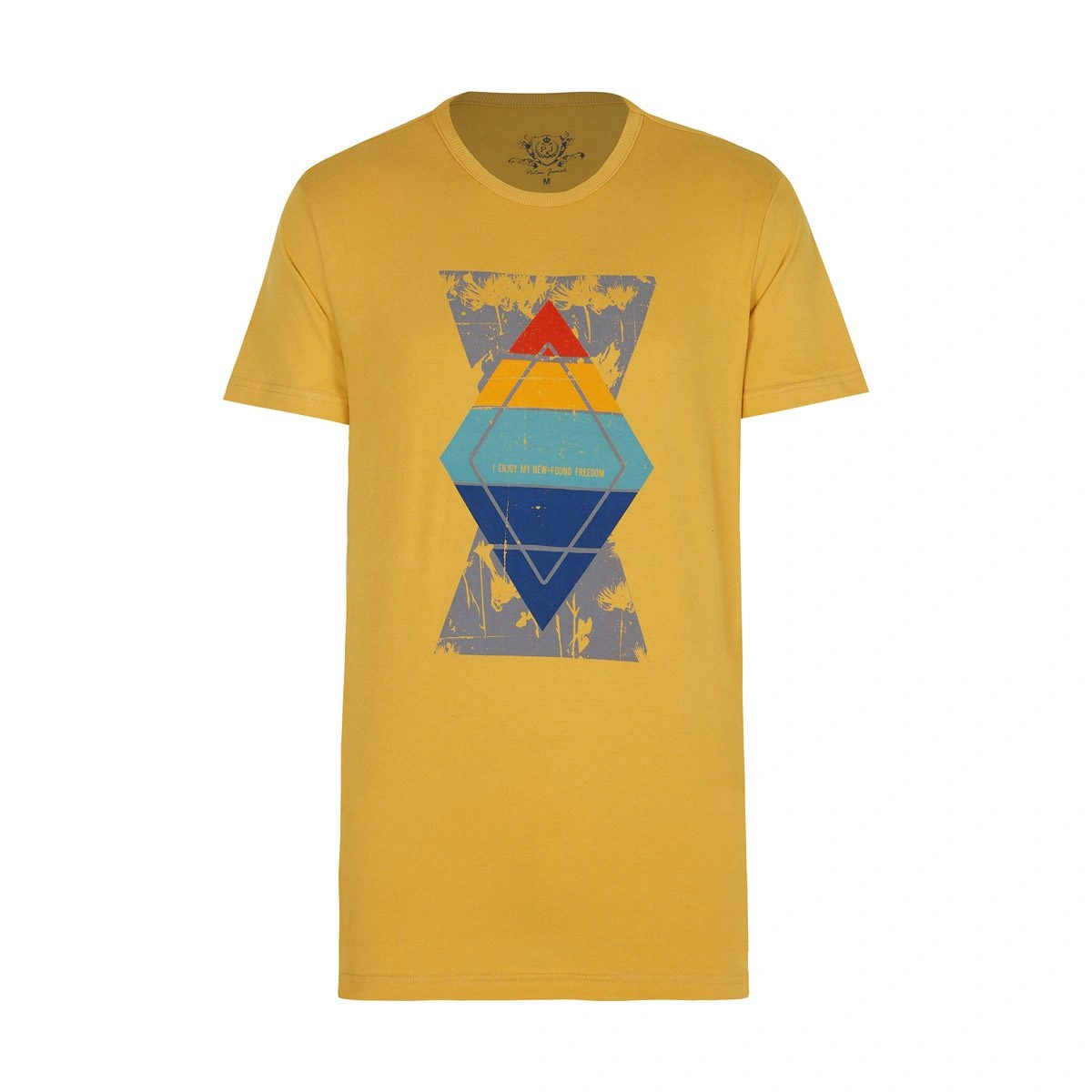 تیشرت آستین کوتاه مردانه تولید شرکت پاتن جامه می باشد. جنس پارچه صد در صد پنبه می باشد. یقه گرد و دا