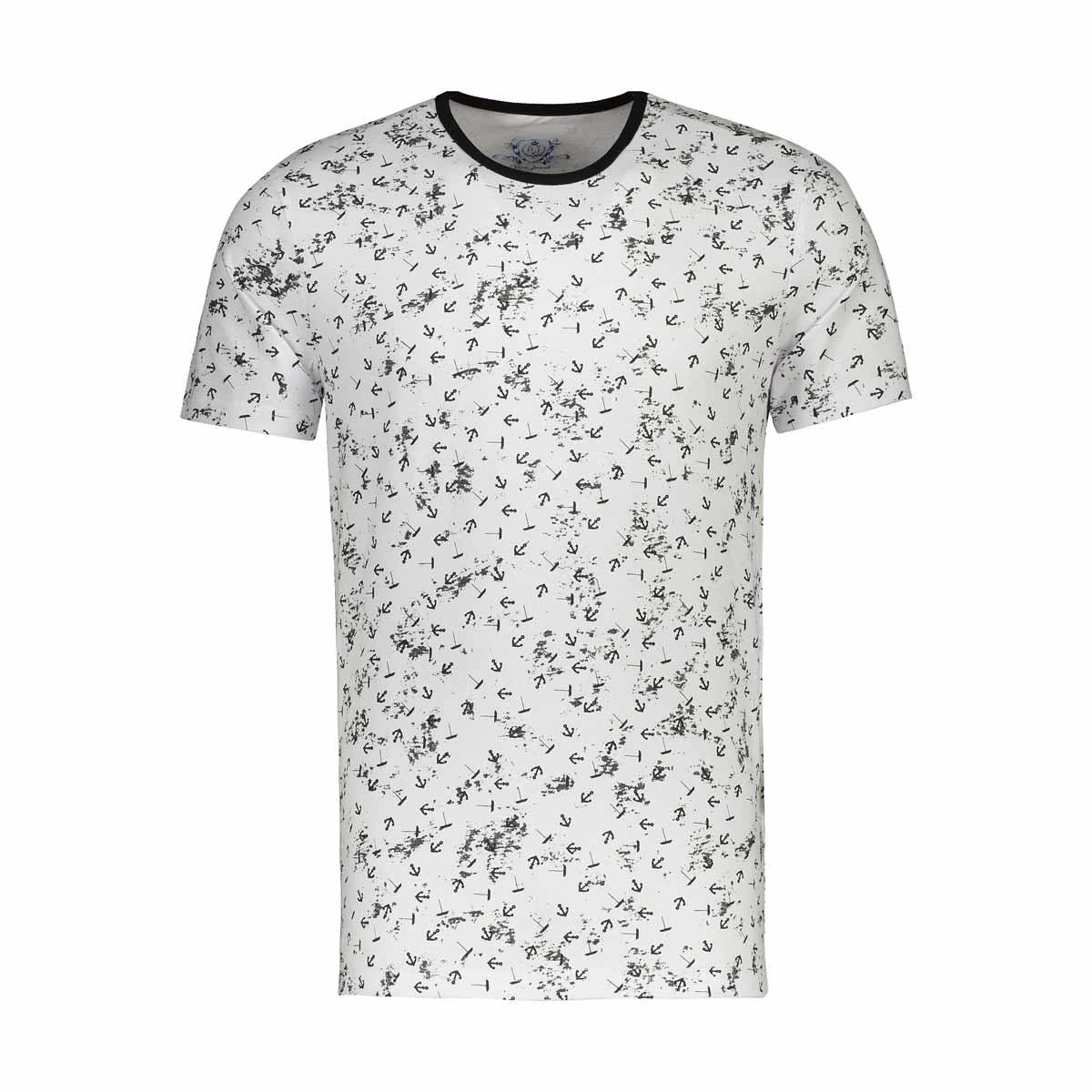 تیشرت آستین کوتاه مردانه تولید شرکت پاتن جامه می باشد. جنس پارچه صد در صد پنبه می باشد. یقه گرد و پا