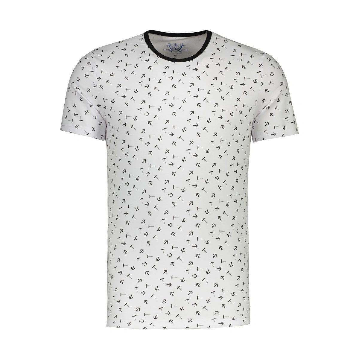 تیشرت آستین کوتاه مردانه تولید شرکت پاتن جامه می باشد. جنس پارچه صد در صد پنبه می باشد. یقه گرد و پا