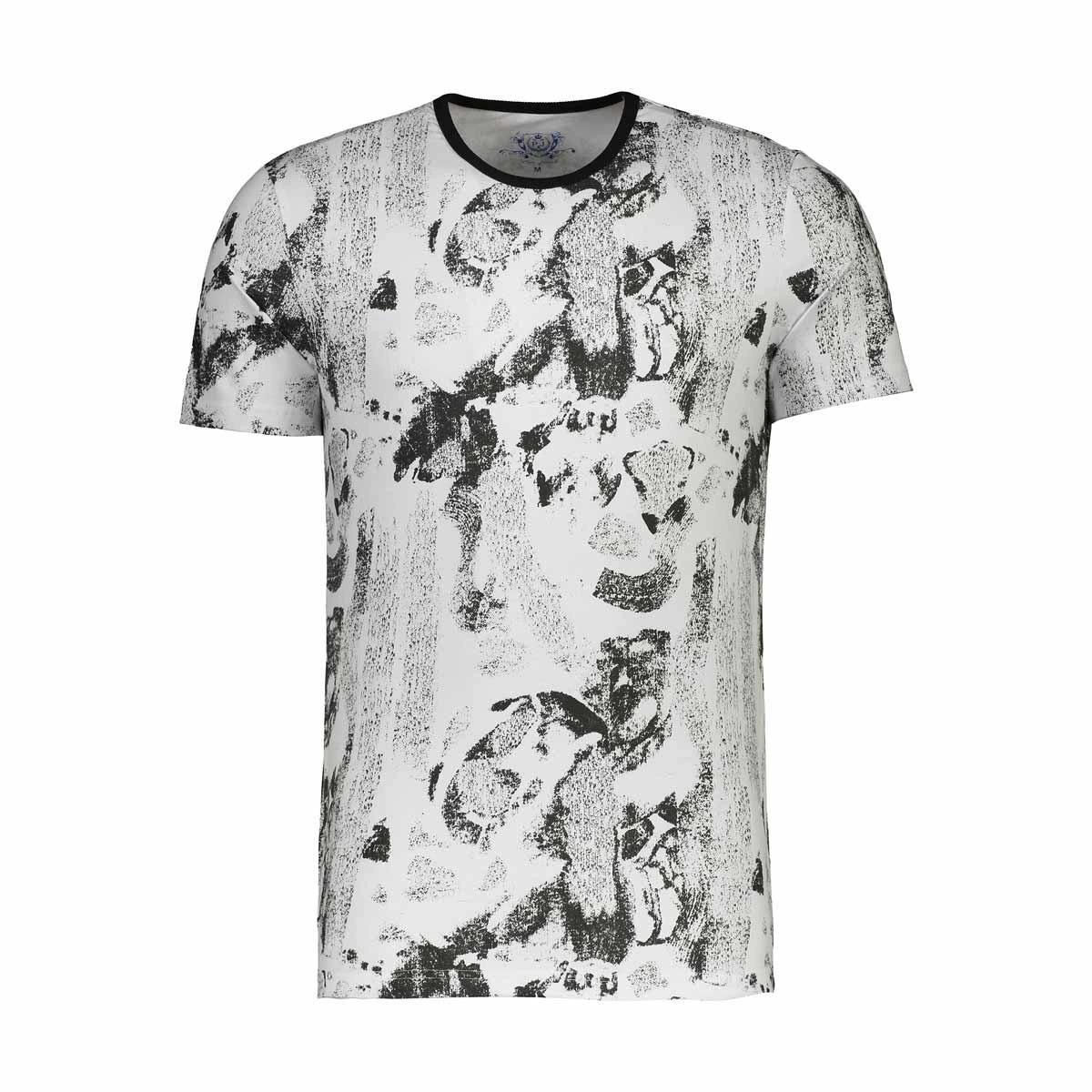 تیشرت آستین کوتاه مردانه تولید پاتن جامه می باشد. جنس صد در صد پنبه. پارچه طرح دار. آستین کوتاه یقه 