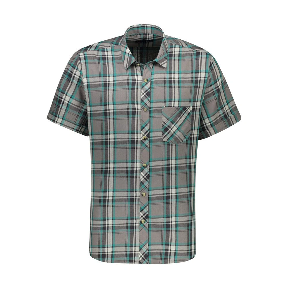 پیراهن آستین کوتاه چهارخانه مردانه از برند پاتن جامه. 