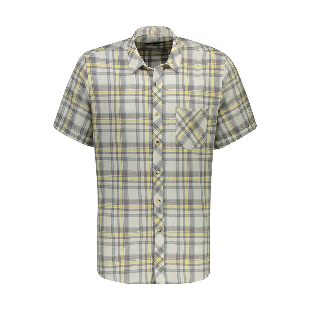 پیراهن آستین کوتاه مردانه تولید شرکت پاتن جامه می باشد. جنس پارچه 100%پنبه- طرح چهارخانه پیراهن مدل 