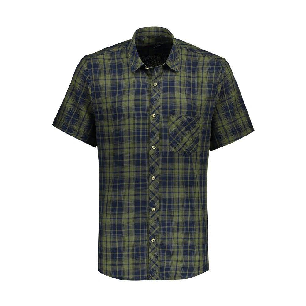 پیراهن آستین کوتاه چهارخانه مردانه از برند پاتن جامه. 