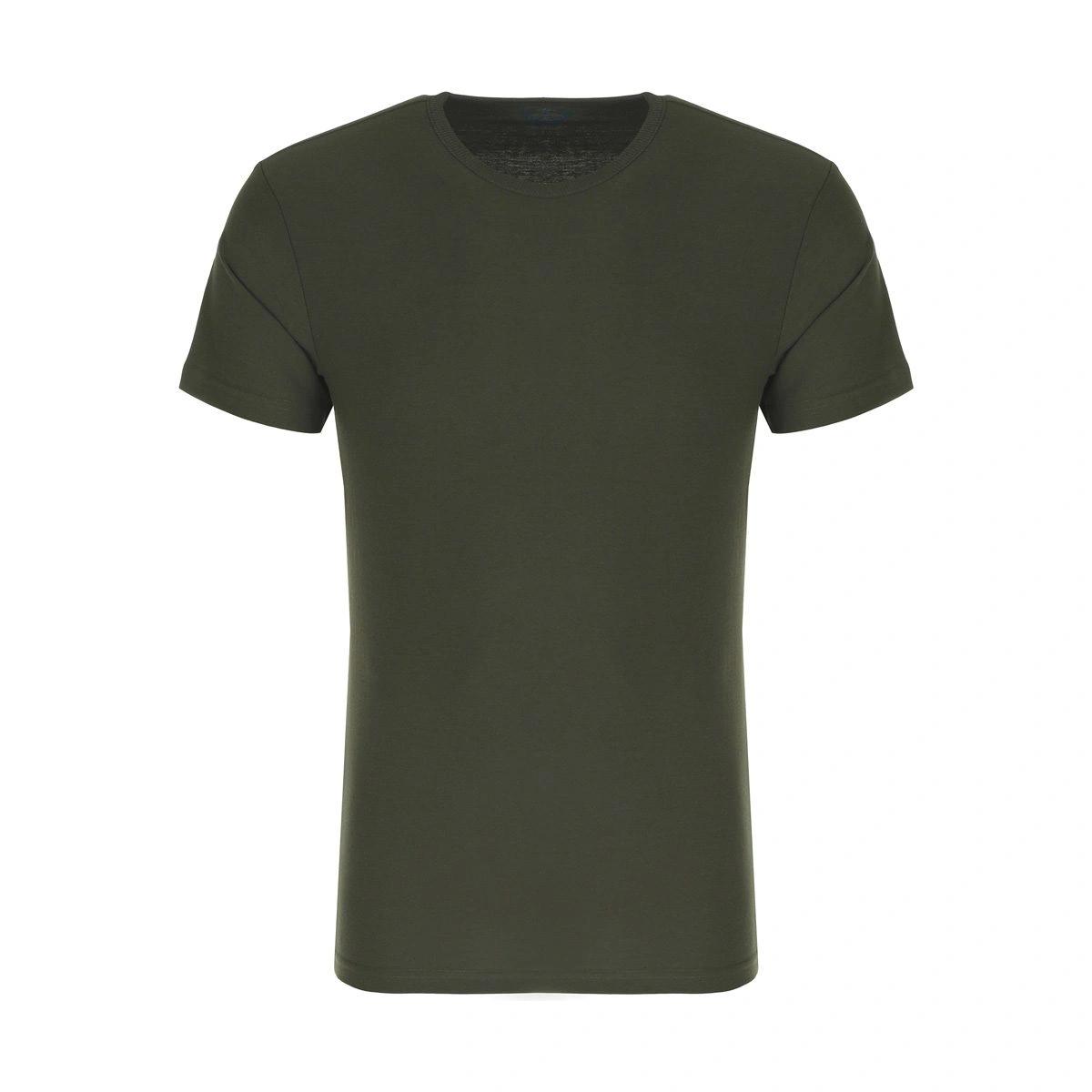 خرید تیشرت استین کوتاه مردانه برند پاتن جامه. یقه گرد آستین کوتاه. خنک و مناسب برای فصول گرم. رنگ سب