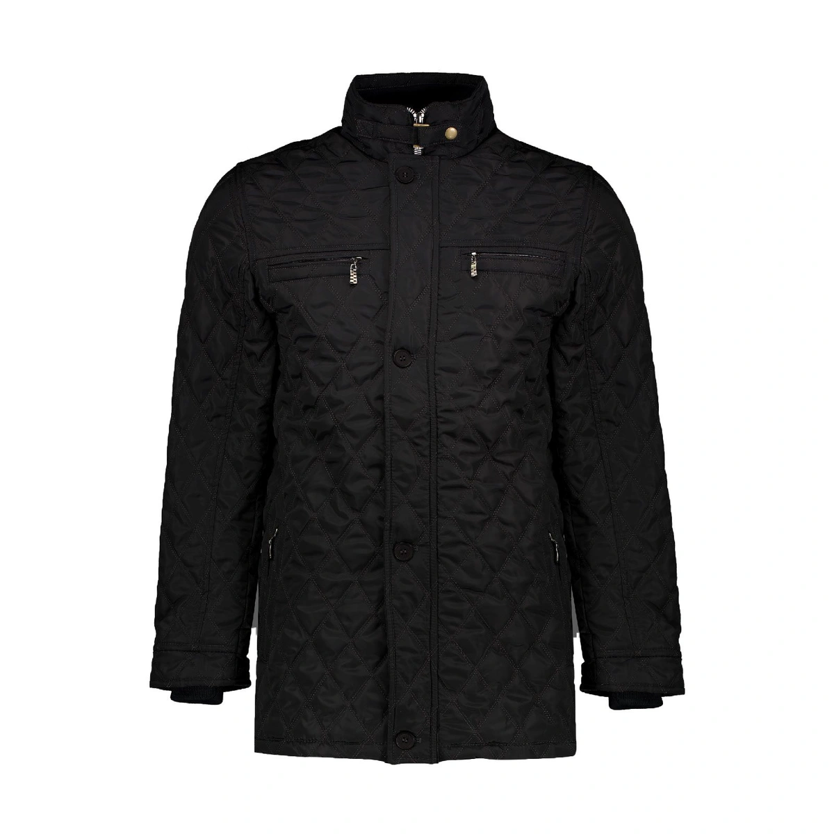 کاپشن شمعی مردانه تولید پاتن جامه می باشد. جنس کاپشن شمعی (پلی استر) داخل آستر دار می باشد. طرح لوزی