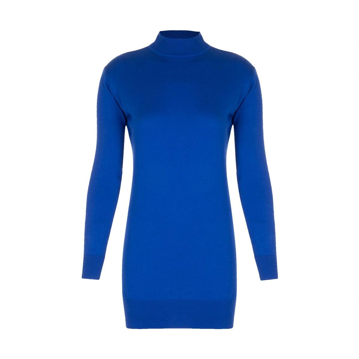 تونیک بافت زنانه تولید پاتن جامه می باشد . جنس کار پنبه می باشد . یقه اسکی با ارتفاع 4/5 سانت - قد ک