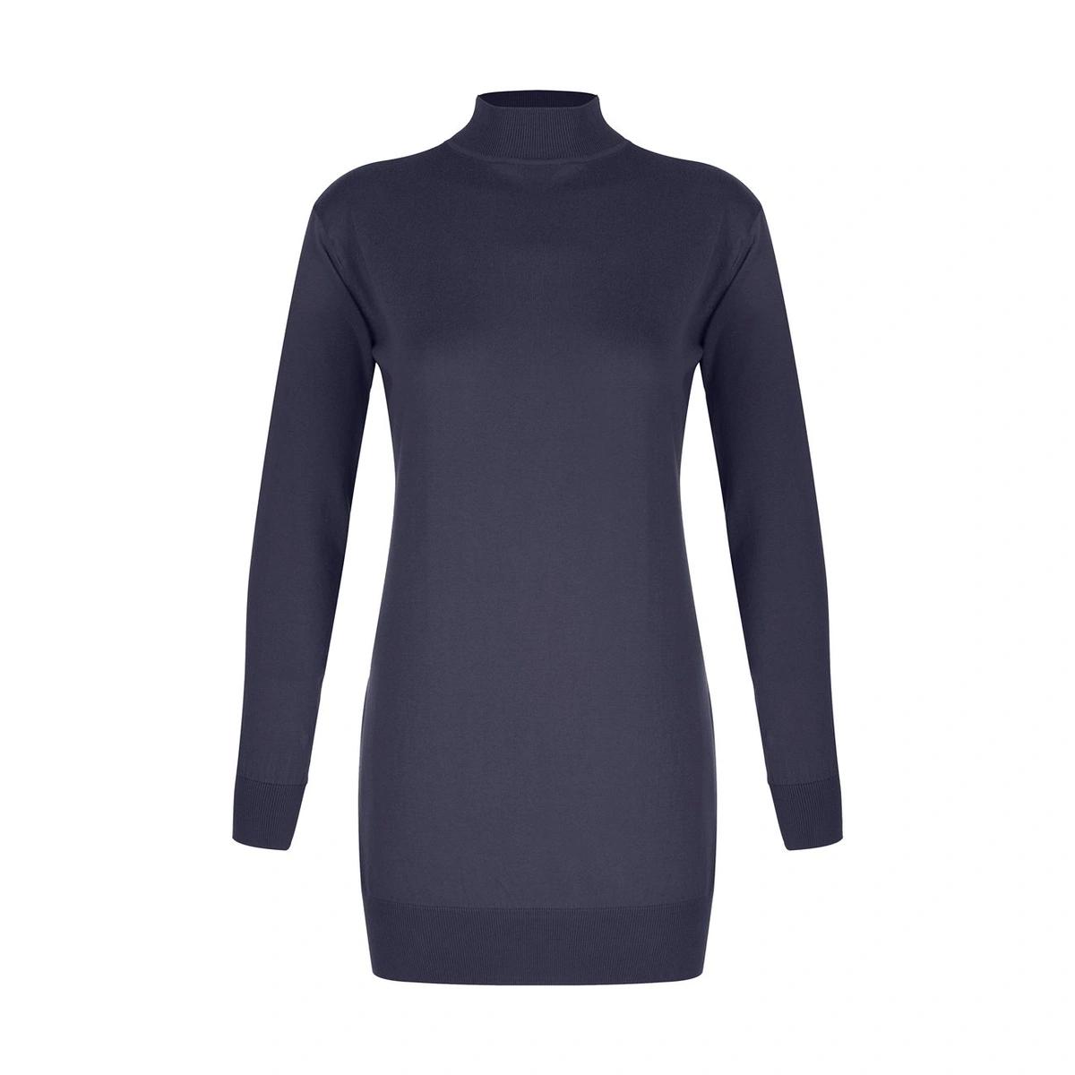 تونیک بافت زنانه تولید پاتن جامه می باشد . جنس کار پنبه می باشد . یقه اسکی با ارتفاع 4/5 سانت - قد ک