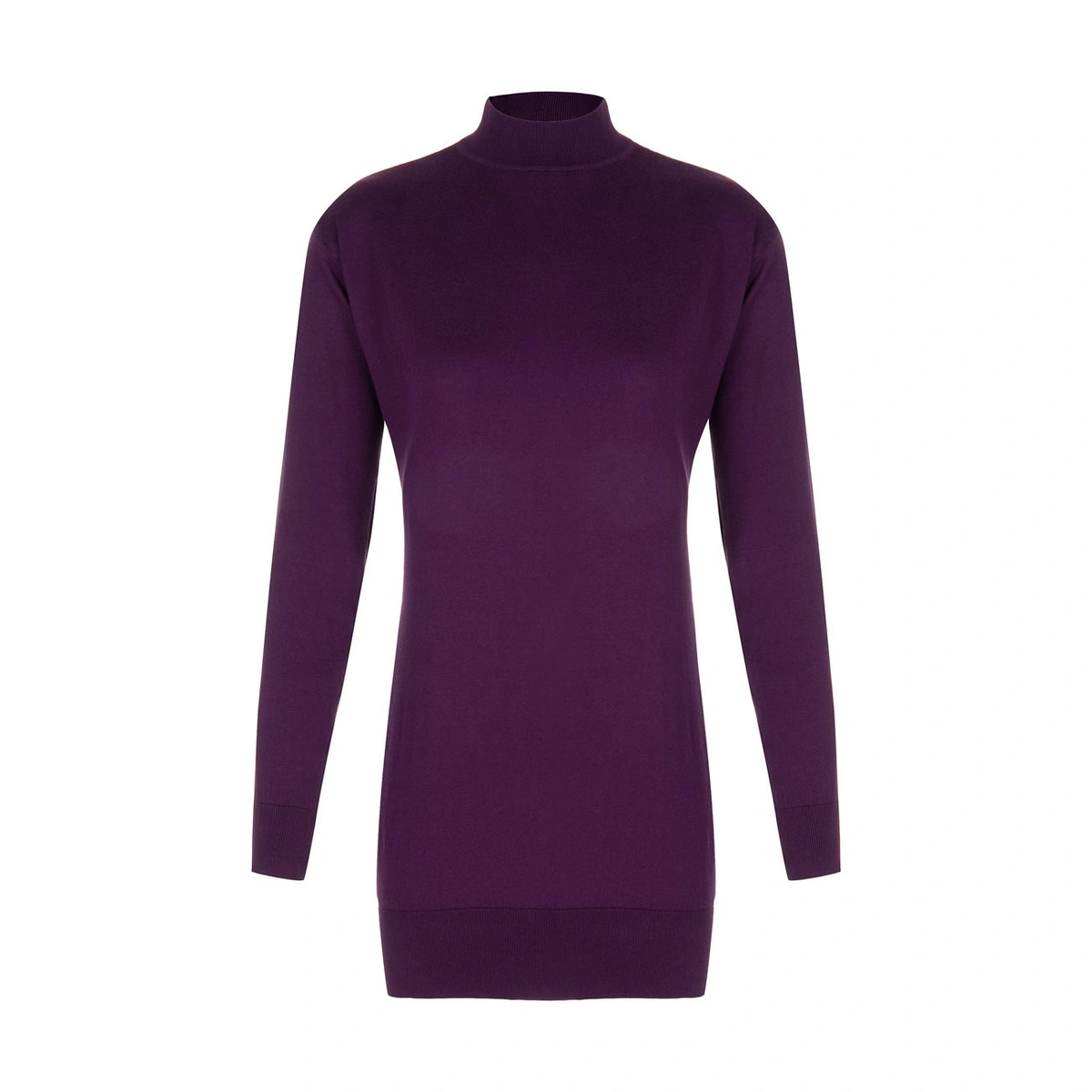 تونیک بافت زنانه تولید پاتن جامه می باشد . جنس کار پنبه می باشد . یقه اسکی با ارتفاع 4/5 سانت - قد ک