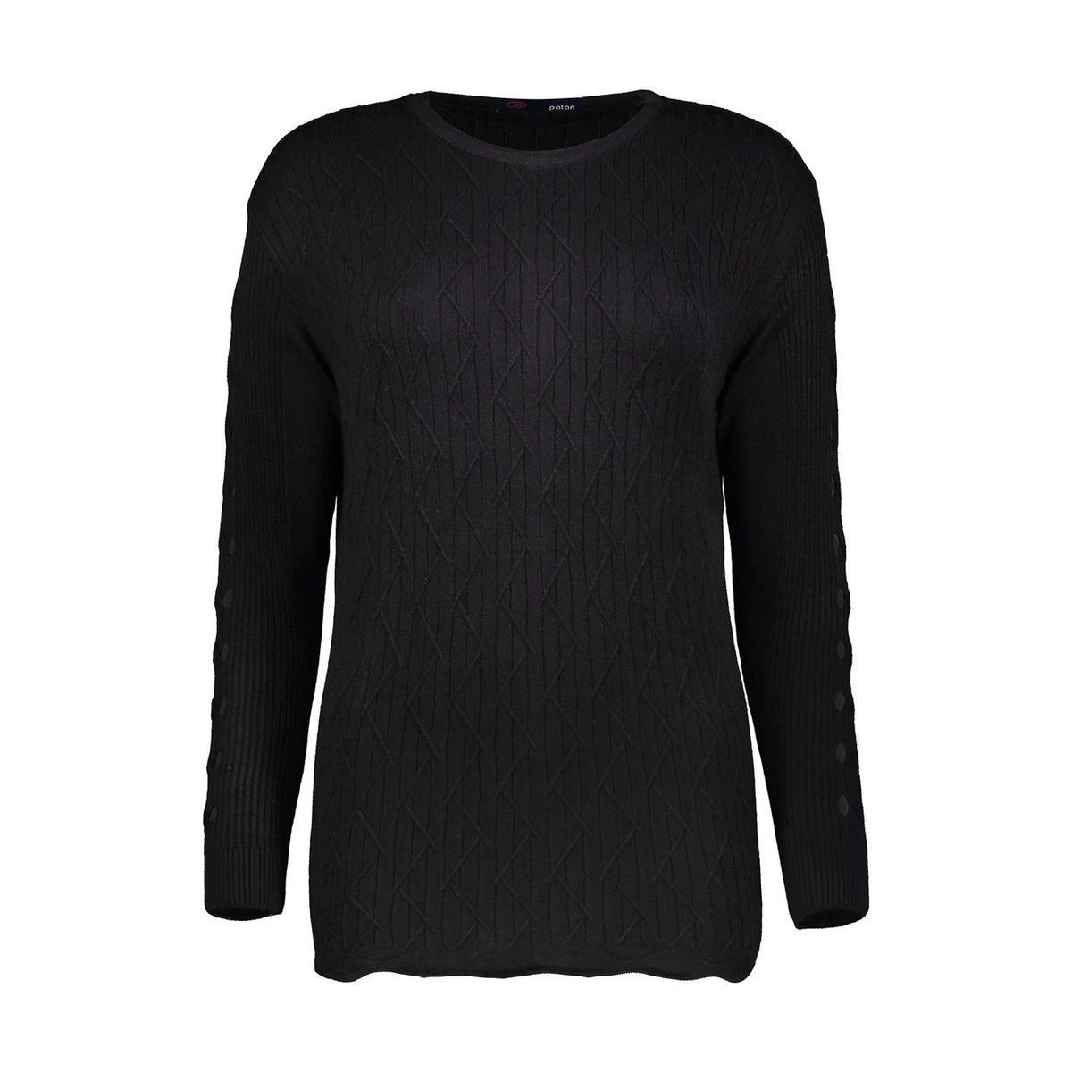 بافت زنانه تولید پاتن جامه می باشد - یقه : گرد - بافت کار : کبریتی درشت می باشد - جنس کار از پنبه می