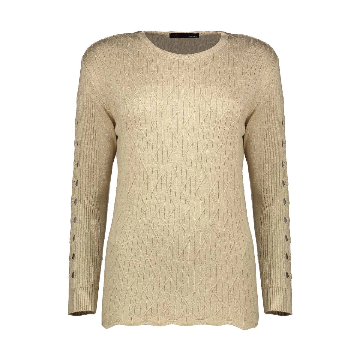 بافت زنانه تولید پاتن جامه می باشد - یقه : گرد - بافت کار : کبریتی درشت می باشد - جنس کار از پنبه می