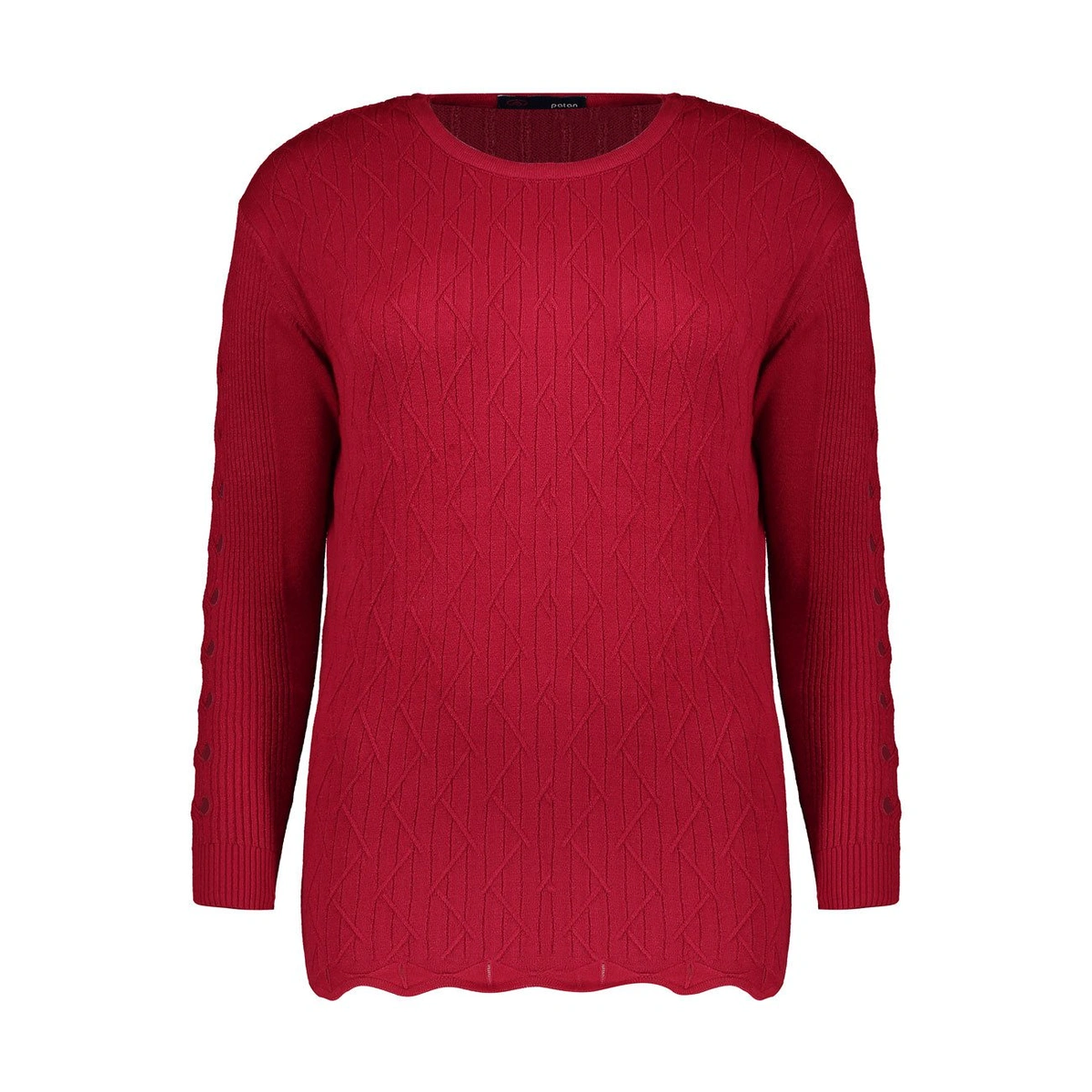 بافت زنانه تولید پاتن جامه می باشد - یقه : گرد - بافت کار : کبریتی درشت می باشد - جنس کار از پنبه می