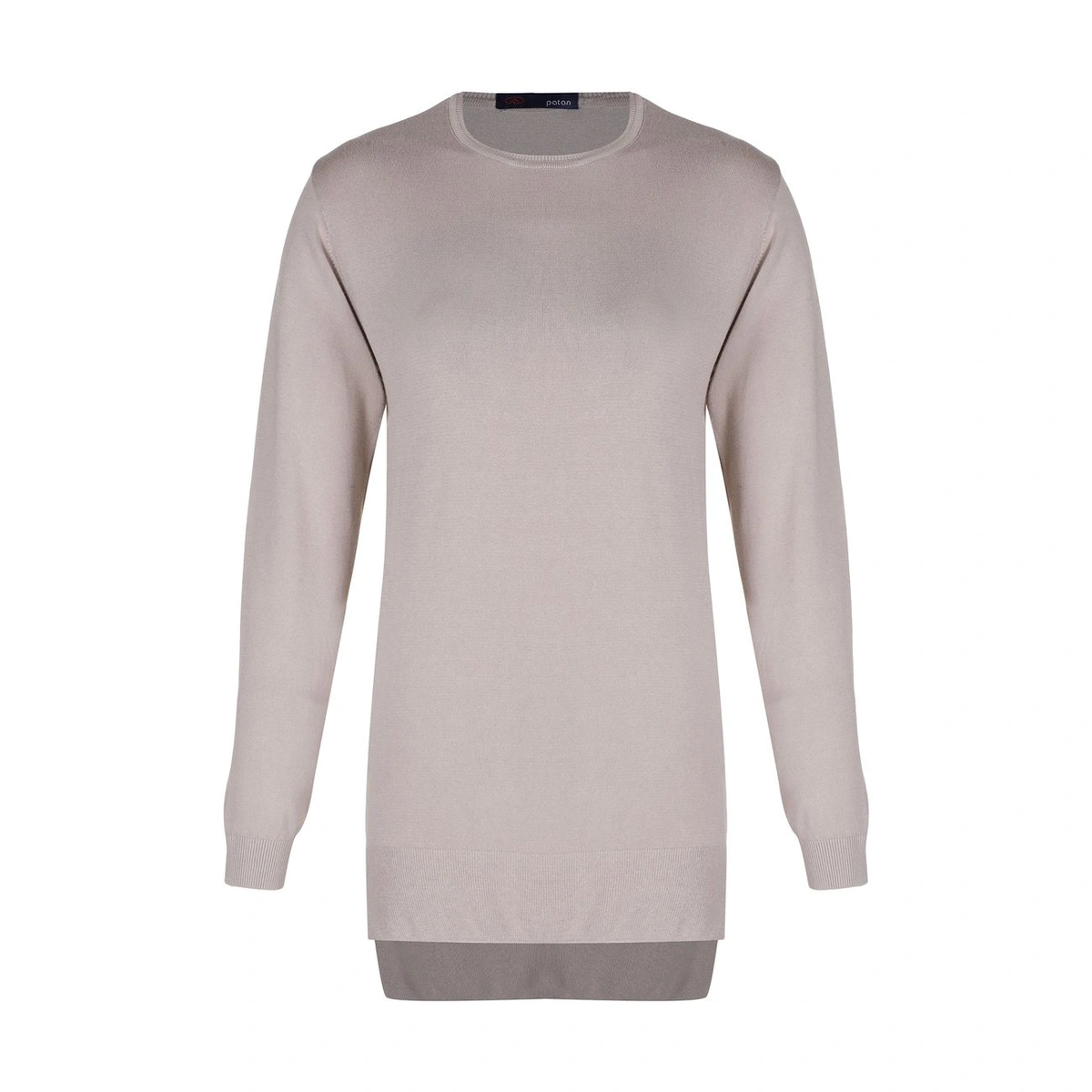 تونیک بافت زنانه تولید پاتن جامه می باشد - قد پشت کار بلند تر از قد جلوی کار می باشد - بافت با تراکم