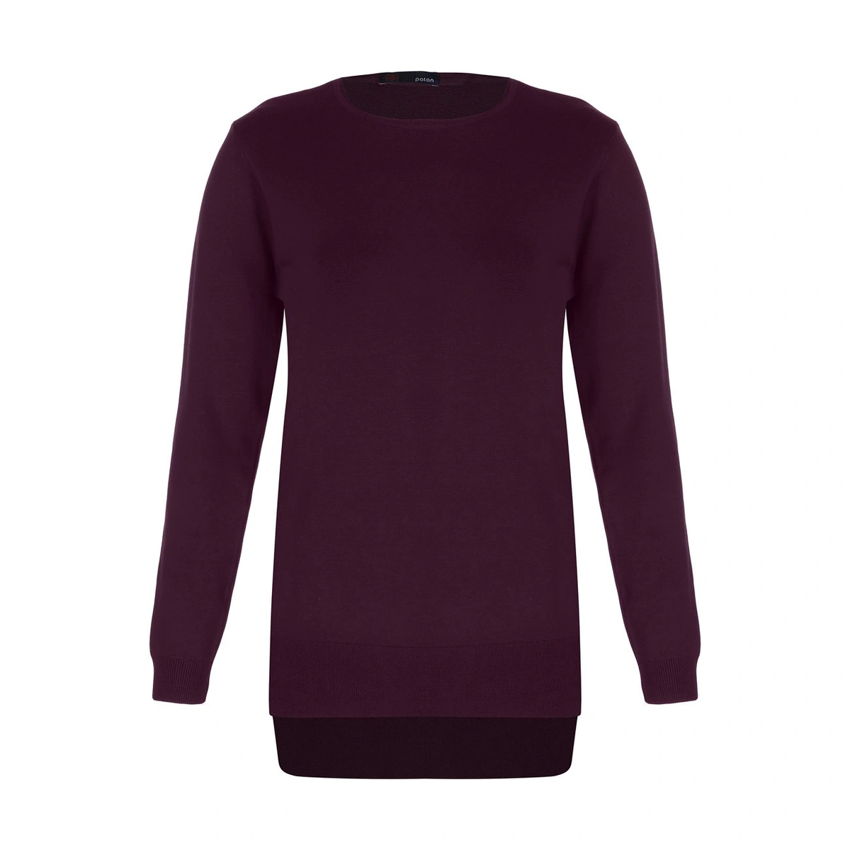 تونیک بافت زنانه تولید پاتن جامه می باشد - قد پشت کار بلند تر از قد جلوی کار می باشد - بافت با تراکم