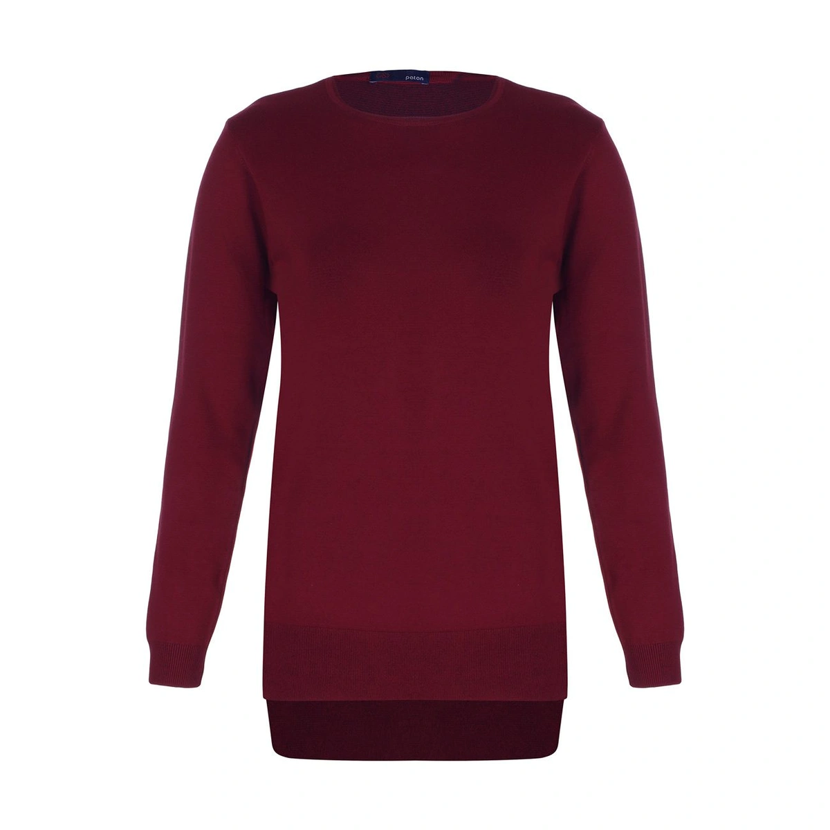 تونیک بافت زنانه تولید پاتن جامه می باشد - قد پشت کار بلند تر از قد جلوی کار می باشد - بافت با تراکم