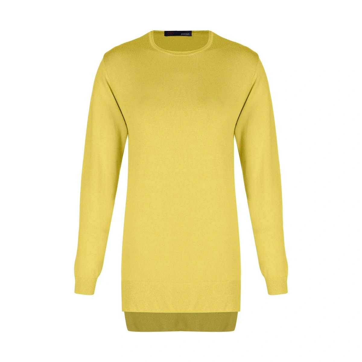 تونیک بافت زنانه تولید پاتن جامه می باشد - قد پشت کار بلند تر از قد جلوی کار می باشد - بافت با تراکم