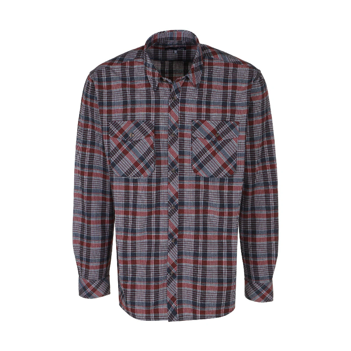 پیراهن آستین بلند پشمی مردانه طرح چهارخانه. پیراهن پشمی پاتن جامه. 