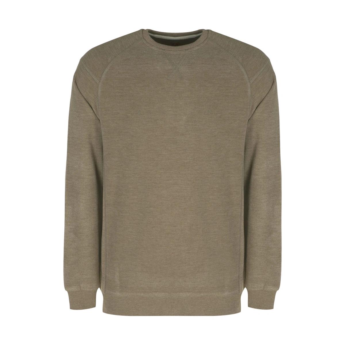 تیشرت آستین بلند مردانه یقه گرد تولید پاتن جامه می باشد. جنس پارچه صد در صد پنبه سلانیک می باشد. پار