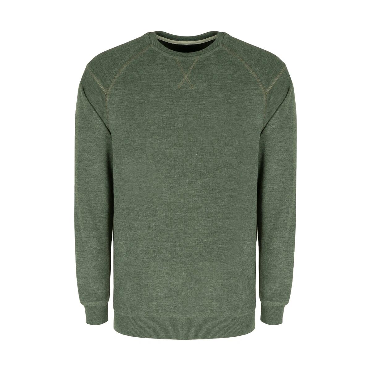 تیشرت آستین بلند مردانه یقه گرد تولید پاتن جامه می باشد. جنس پارچه صد در صد پنبه سلانیک می باشد. پار