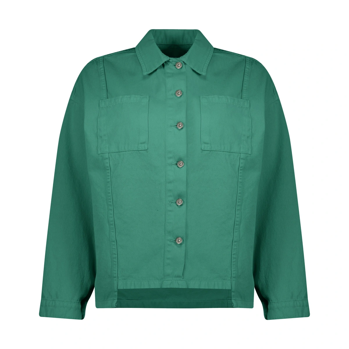 کت کتان زنانه تولید پاتن جامه می باشد. جنس کت صد در صد کتان (پنبه / نخ) می باشد. پارچه نیمه ضخیم قد 