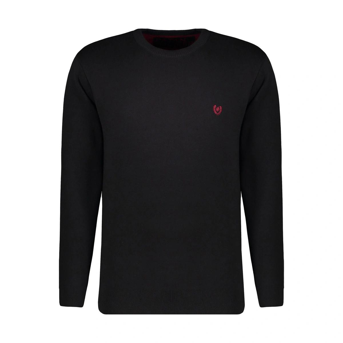 بافت یقه گرد مردانه رنگ مشکی تولید پاتن جامه می باشد. جنس بافت صد در صد پنبه می باشد.پارچه با تراکم 