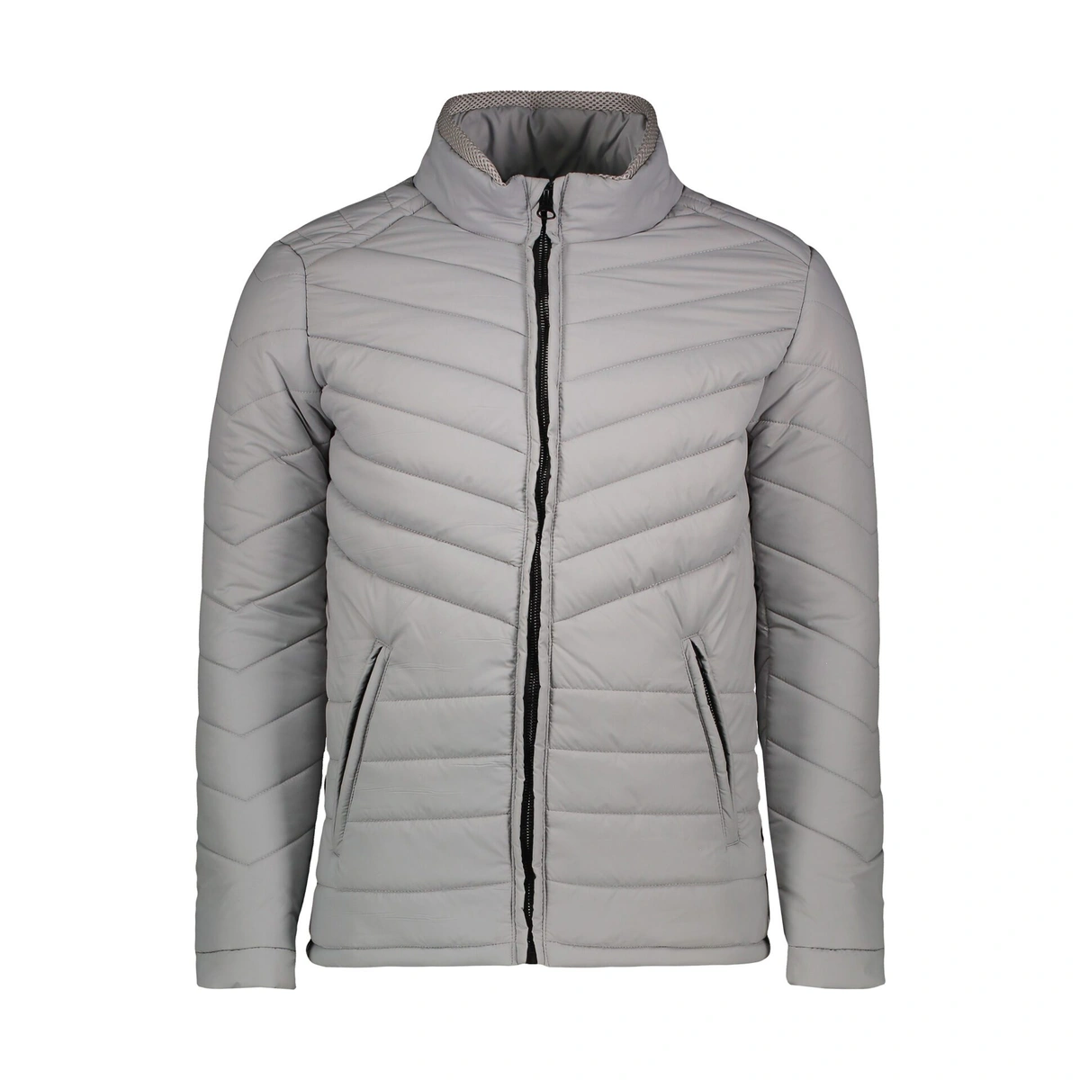 کاپشن شمعی مردانه جذب طوسی روشن تولید پاتن جامه می باشد. جنس کاپشن شمعی (پلی استر / غیر براق) / ضد آ