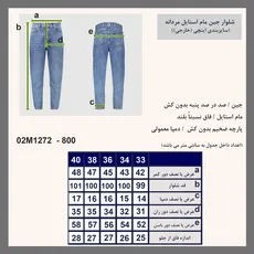 شلوار جین مام استایل مردانه