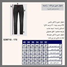شلوار جین مردانه راسته