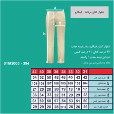 شلوار کتان فیگارو مردانه
