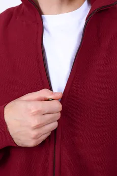 ژاکت بافت مردانه زیپدار