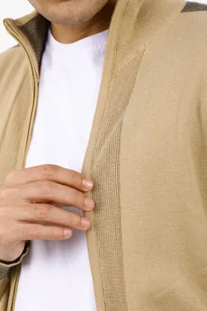 ژاکت بافت مردانه زیپدار