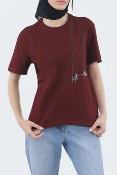 تیشرت طرح دار زنانه