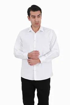 پیراهن آستین بلند نخی مردانه