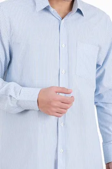پیراهن آستین بلند نخی مردانه