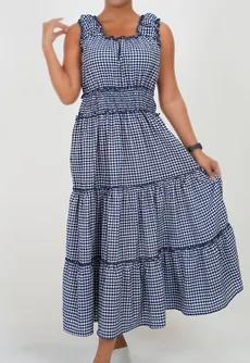 پیراهن بلند نخی زنانه