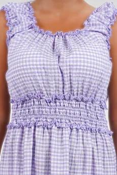 پیراهن بلند نخی زنانه