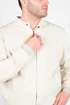 کاپشن یقه فرنچ کتان مردانه