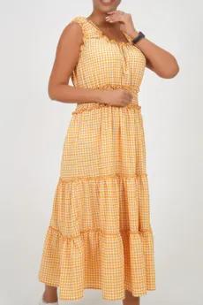 پیراهن بلند نخی زنانه