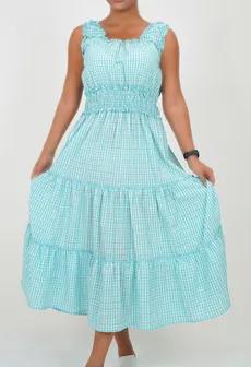 پیراهن بلند نخی زنانه