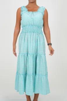 پیراهن بلند نخی زنانه