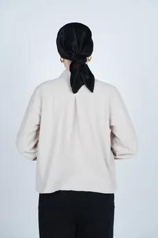 شومیز یقه برگردان کوتاه زنانه