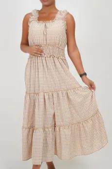 پیراهن بلند نخی زنانه