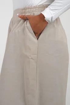 دامن شلواری کتان زنانه