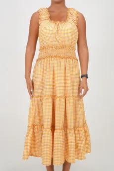 پیراهن بلند نخی زنانه