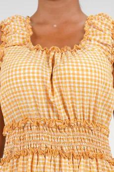 پیراهن بلند نخی زنانه