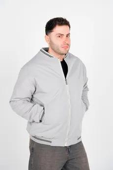 کاپشن کتان یقه ایستاده مردانه