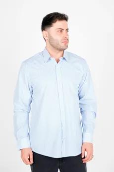 پیراهن آستین بلند یقه برگردان راه راه مردانه