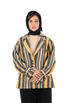 کت یقه انگلیسی زنانه جیب فیلتو
